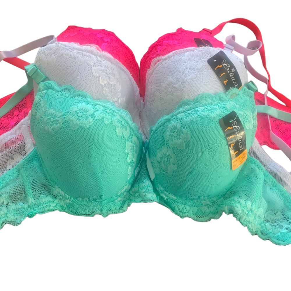 3 pack underwire bras.  NWT.  Various sizes
